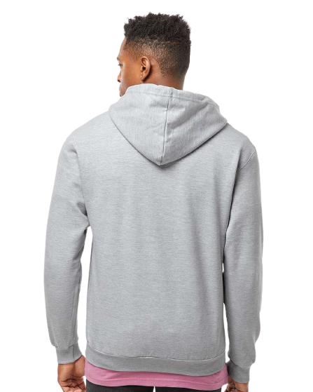 Unisex Fleece Zip Hoodie - Heather Grey