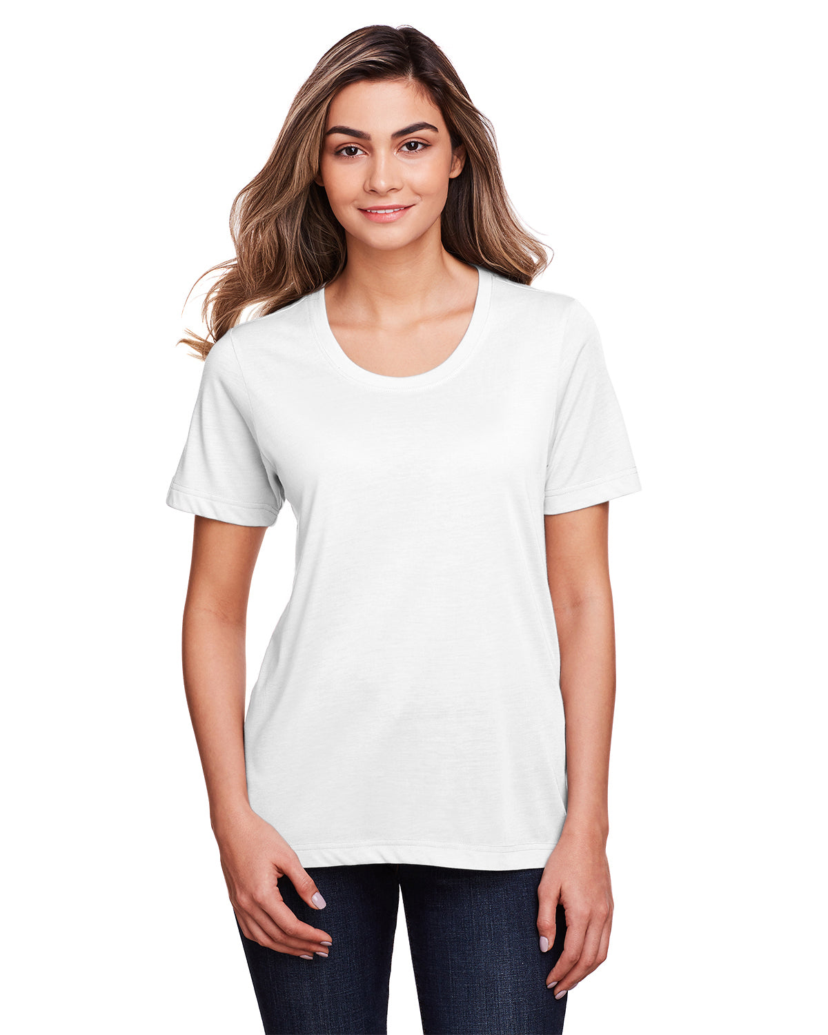 Women's Fusion ChromaSoft��� Performance T-Shirt - White