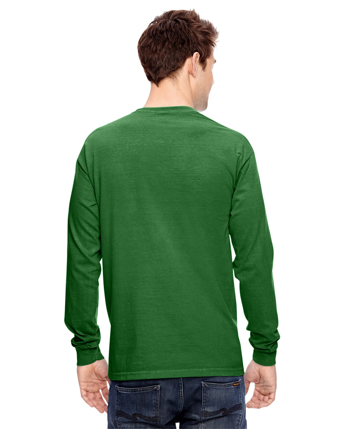 Unisex Heavyweight RS Long-Sleeve Pocket T-Shirt - Clover