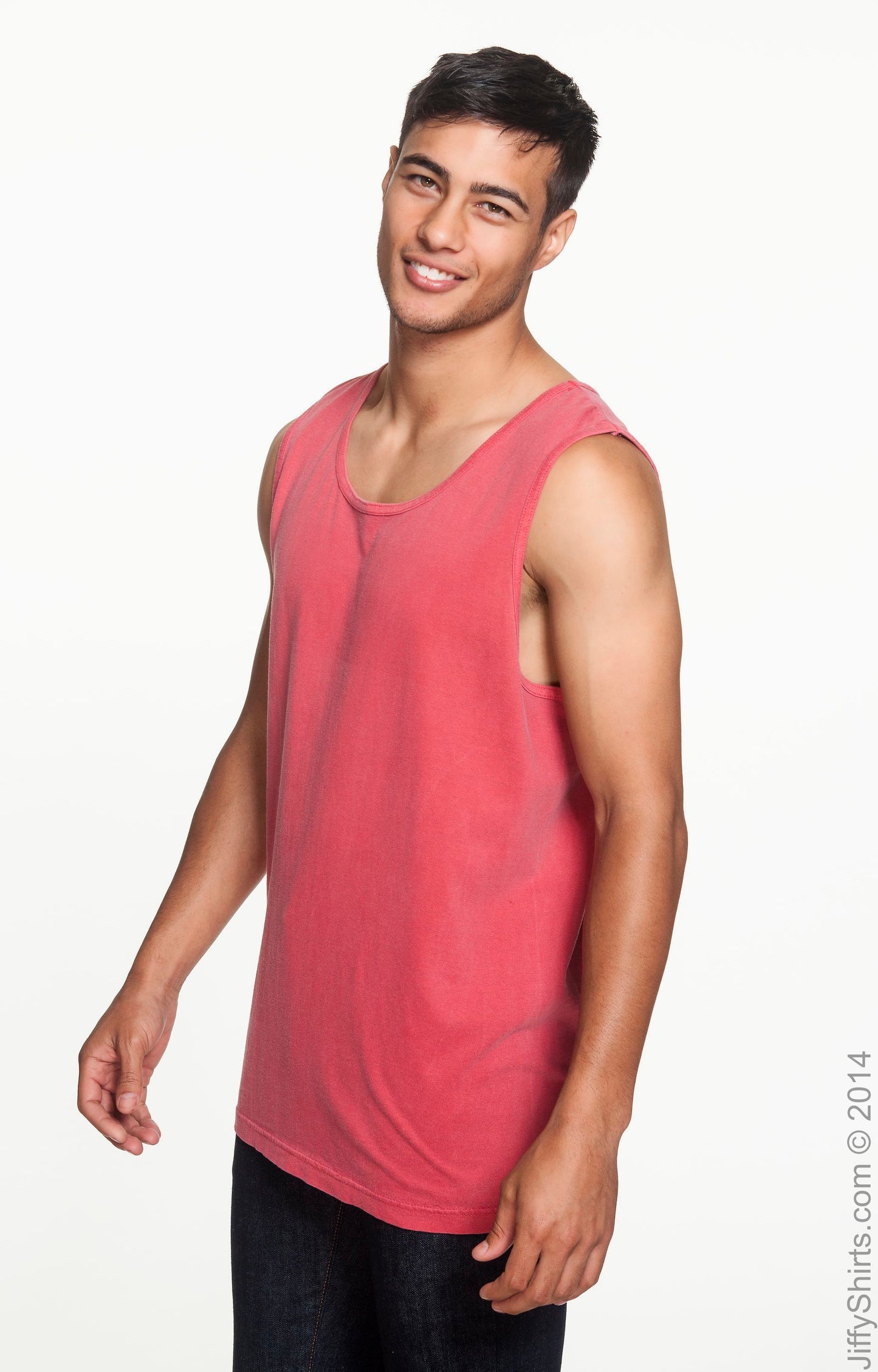 Unisex Heavyweight RS Tank - Crimson