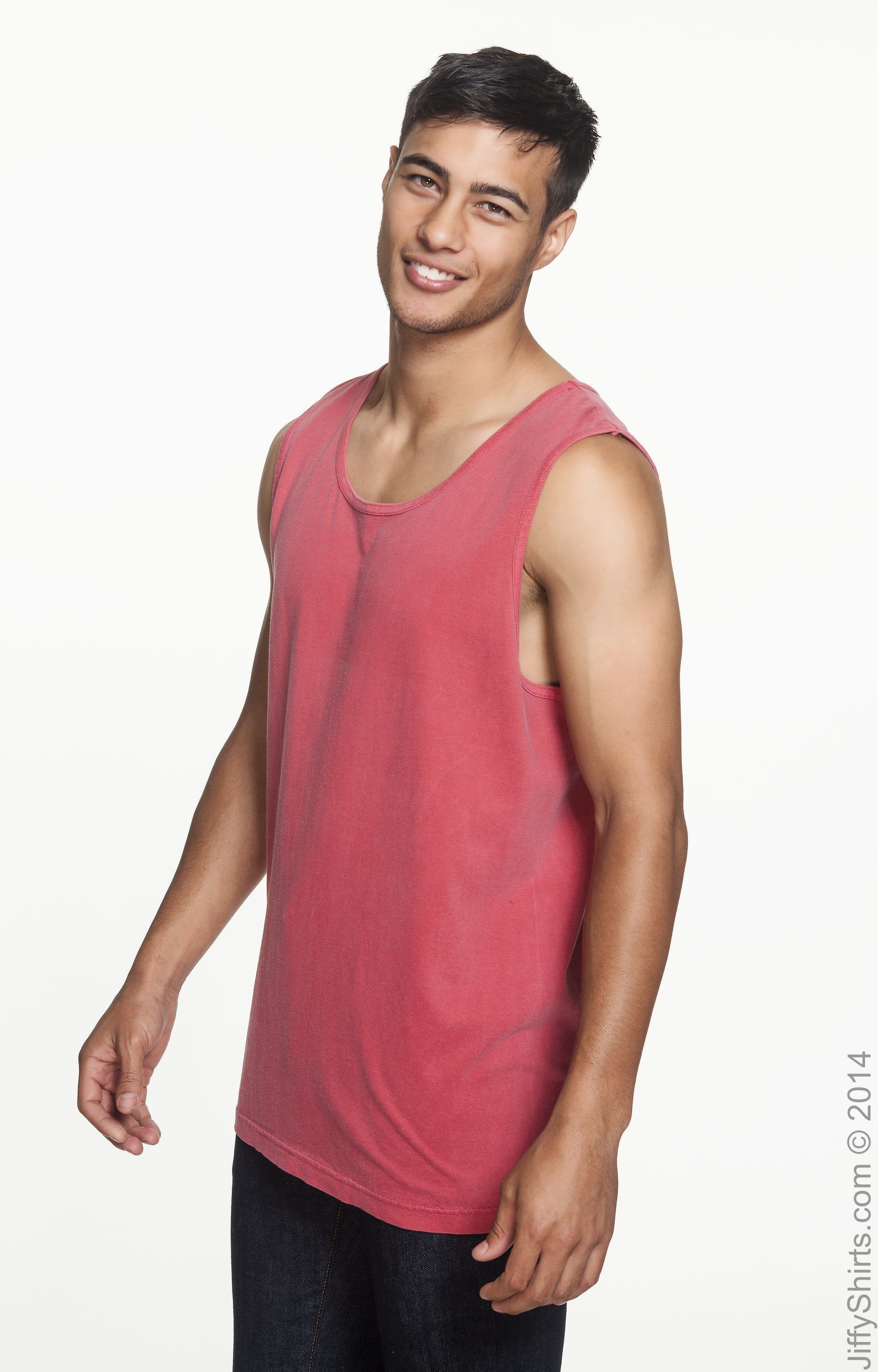Unisex Heavyweight RS Tank - Crimson
