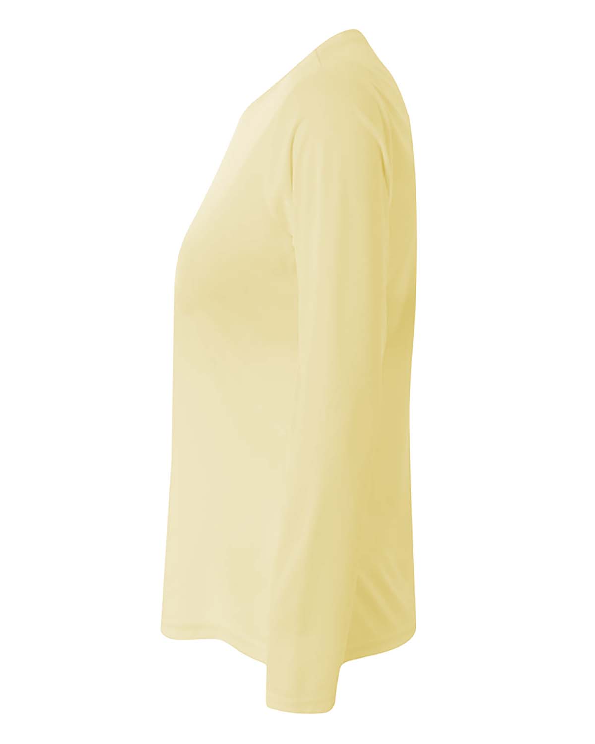 Women's Long Sleeve Cooling Performance Crew Shirt - Light Yellow