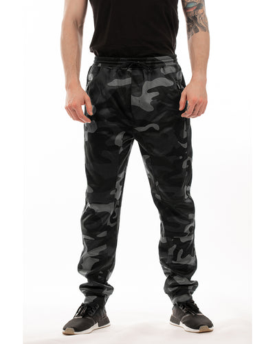 Unisex Heather Performance Jogger Pant - Black Camo