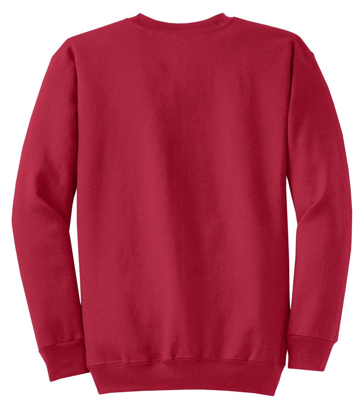 Unisex Core Fleece Crewneck Sweatshirt - Red