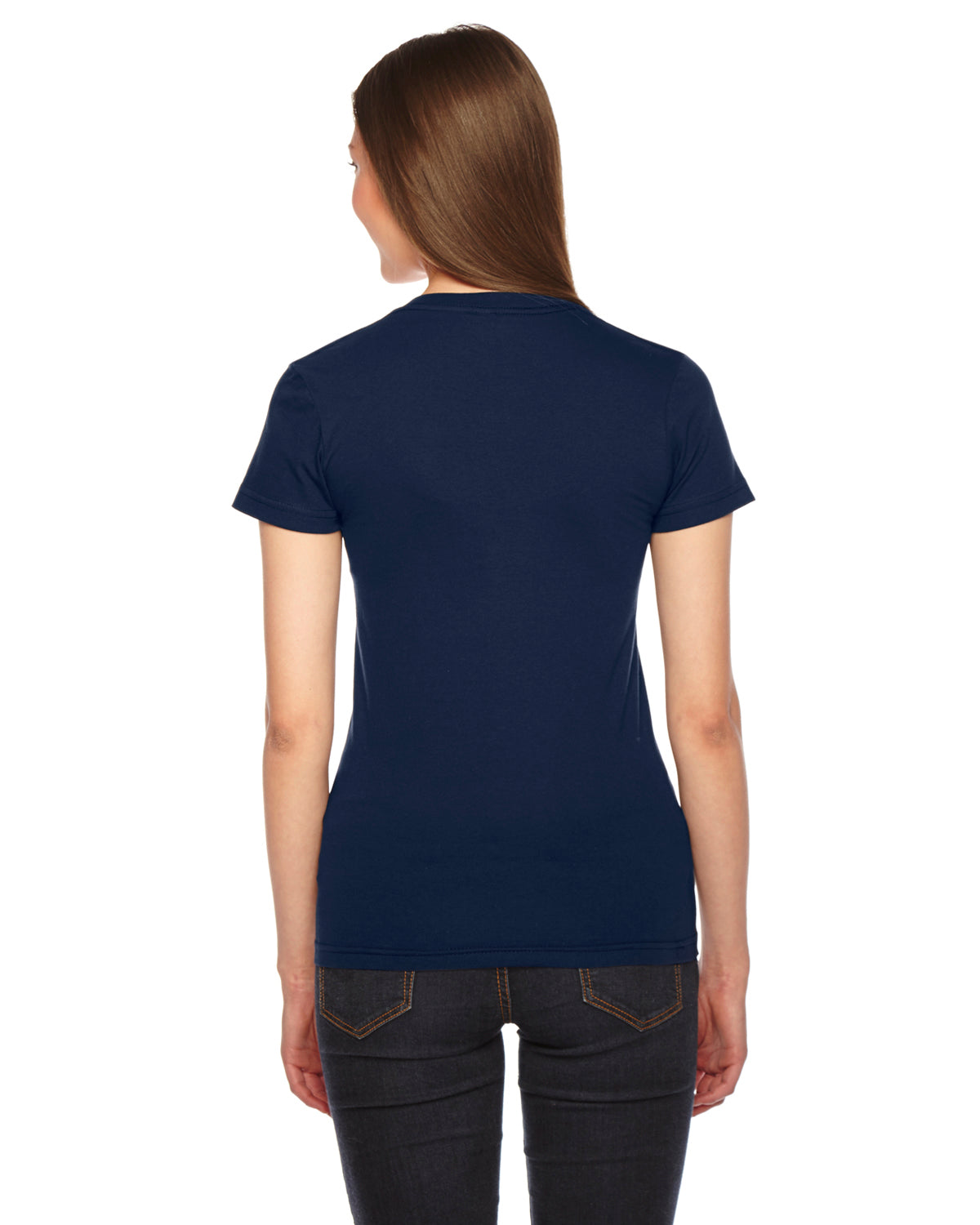 Women's Fine Jersey Short-Sleeve T-Shirt - Navy