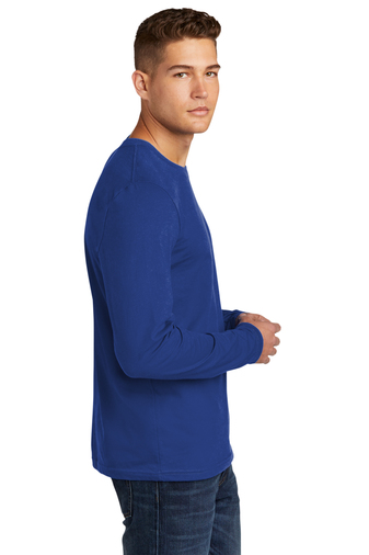 Men's Cotton Long-Sleeve Crew - Royal