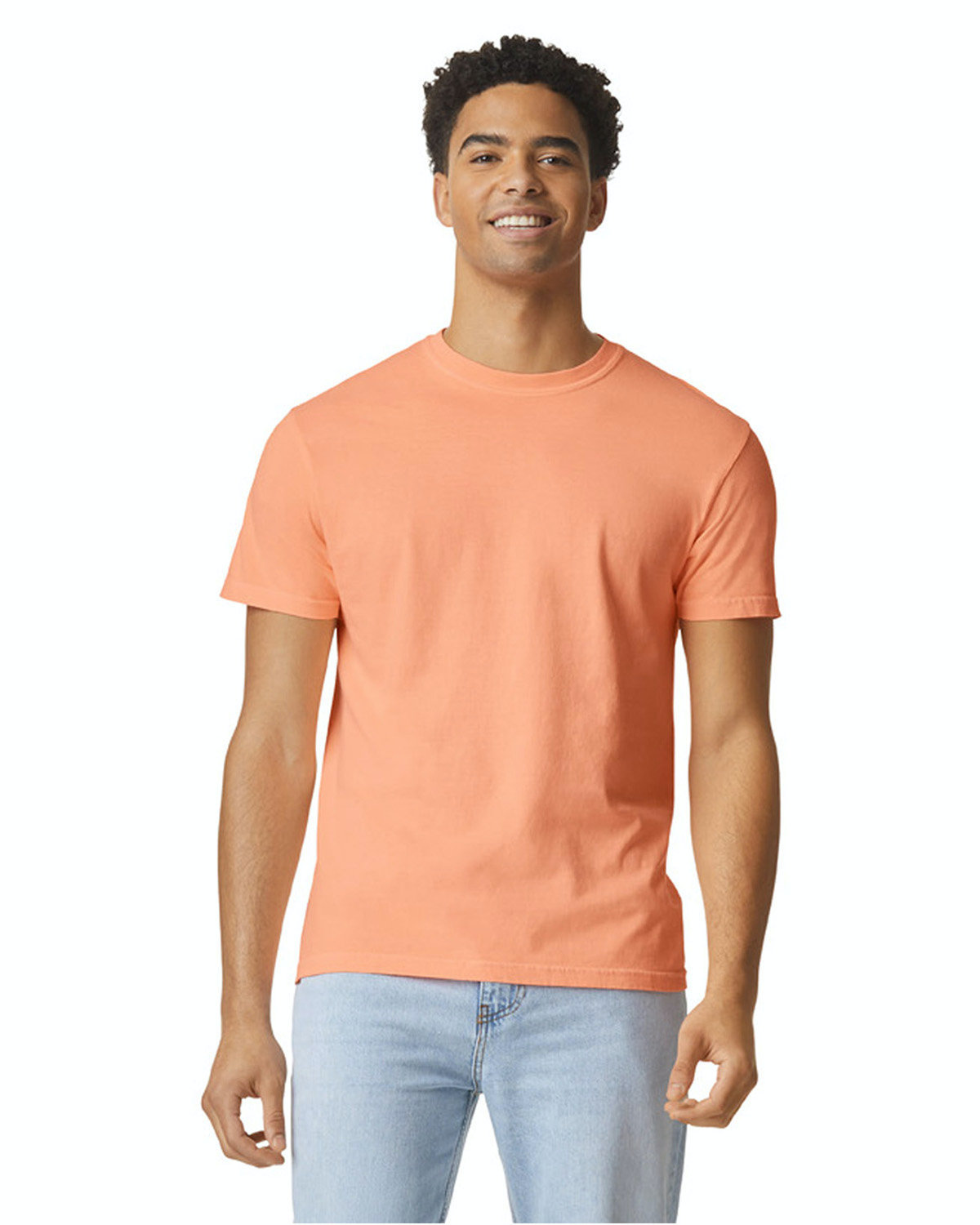 Unisex Heavyweight RS T-Shirt - Neon Cantaloupe