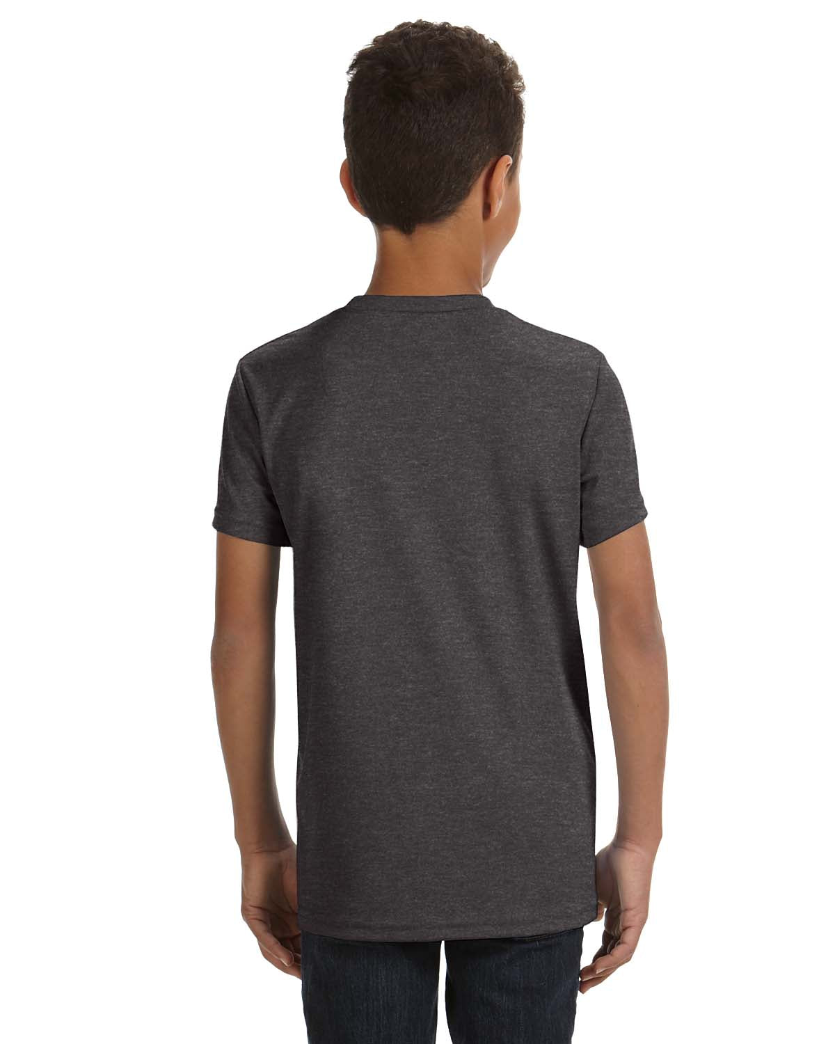 Youth Performance Short-Sleeve T-Shirt - Dark Gray Heather
