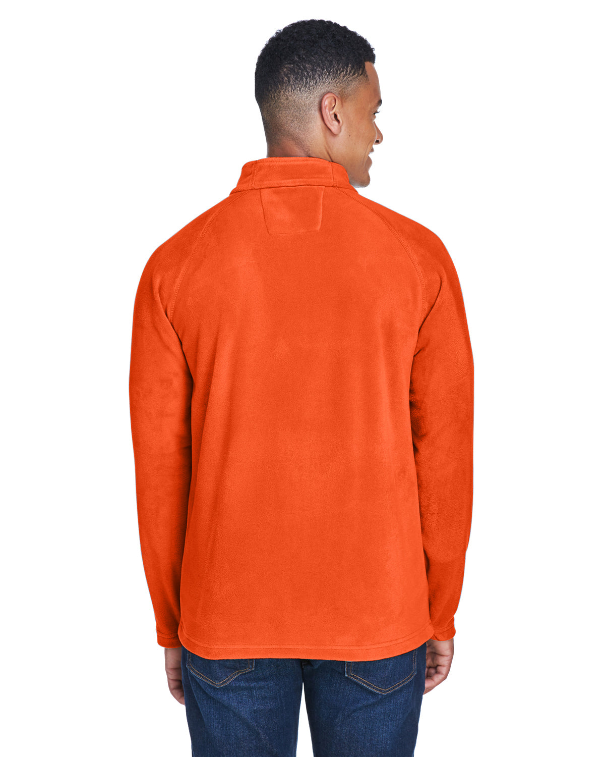 Men's Campus Microfleece Jacket - Sport Orange