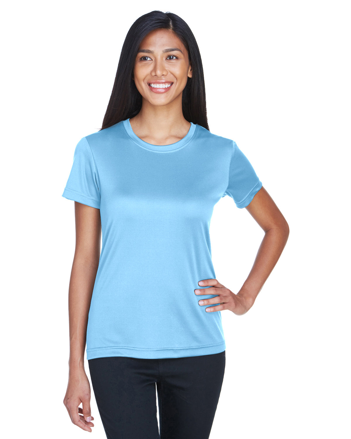 Women's Cool & Dry Basic Performance T-Shirt - Columbia Blue