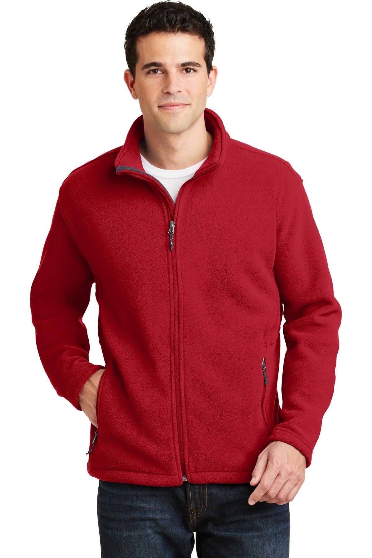 Unisex Value Fleece Jacket - True Red