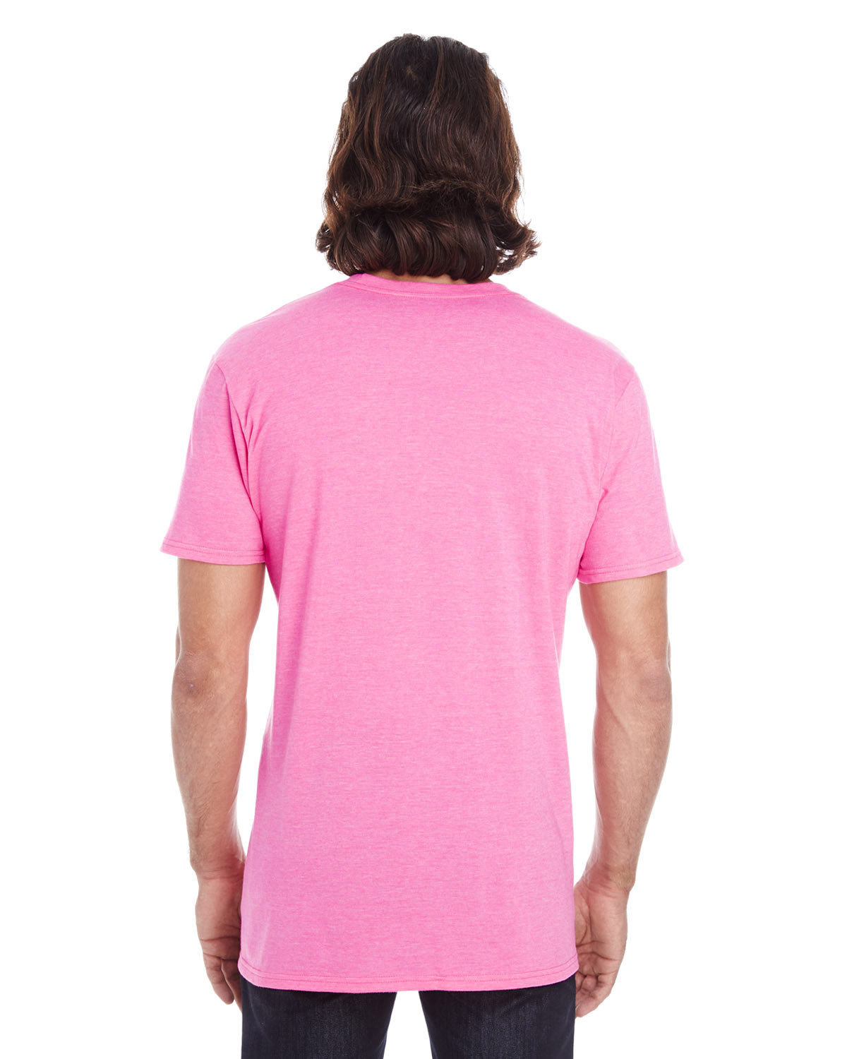 Lightweight Softstyle T-Shirt - Heather Hot Pink