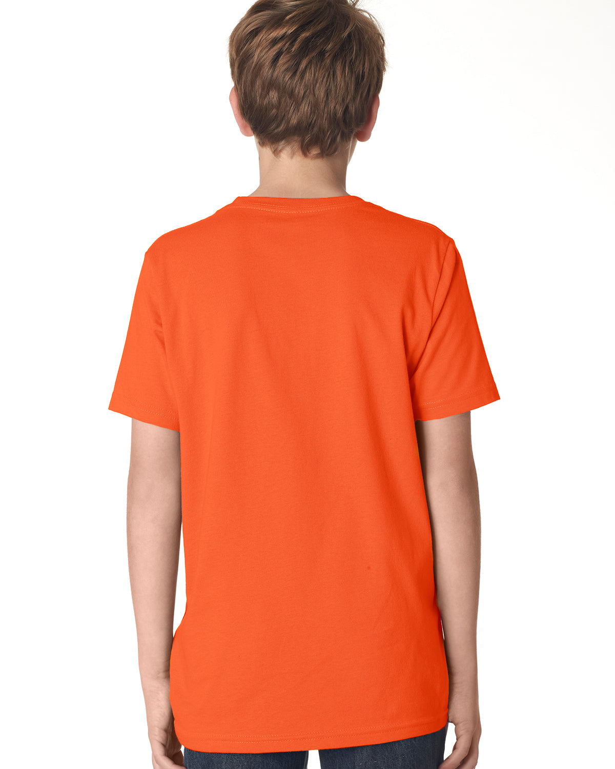 Youth Cotton Crew - Classic Orange