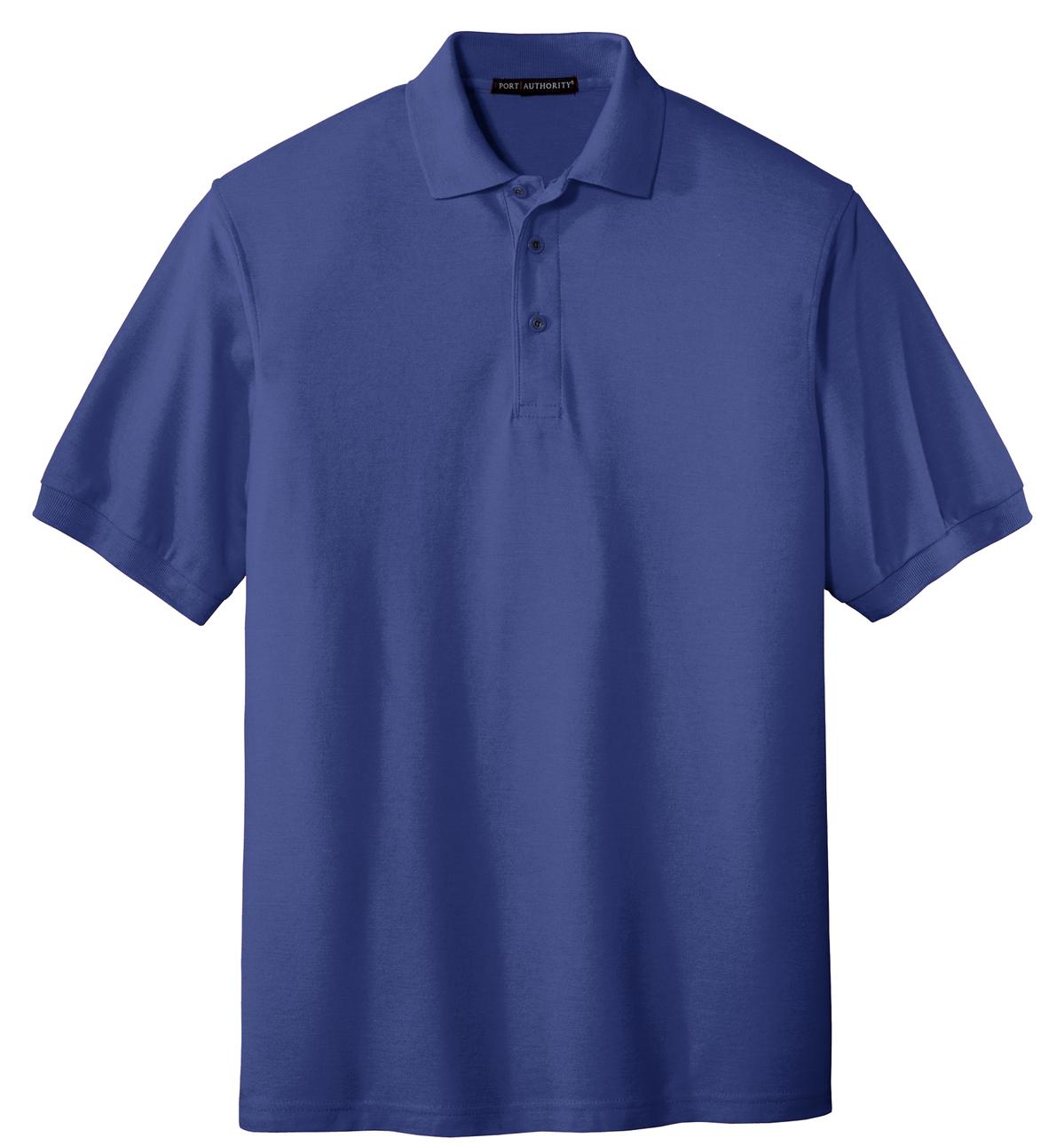 Unisex Silk Touch Polo - Med Blue
