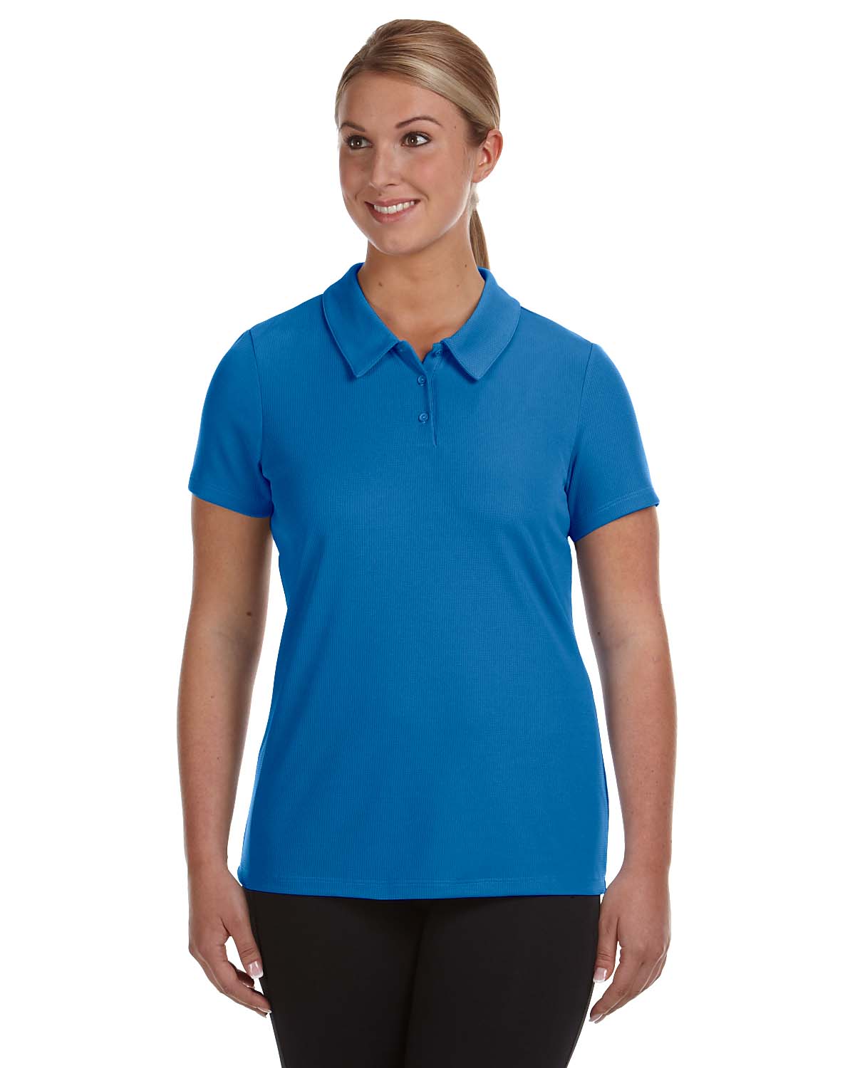 Women's Performance 3-Button Mesh Sport Shirt - Sport Royal