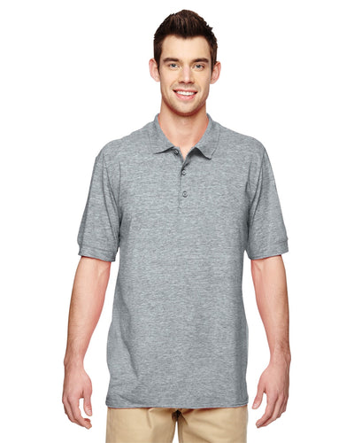 Unisex Double Piqué Polo - Sport Gray
