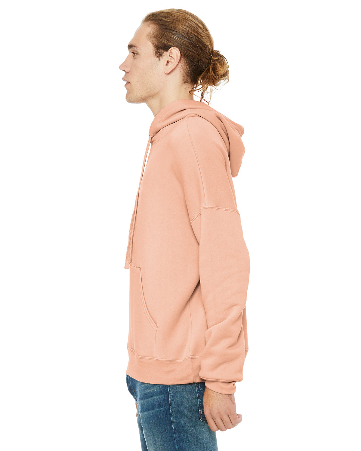 Unisex Sponge Fleece Pullover DTM Hoodie - Peach