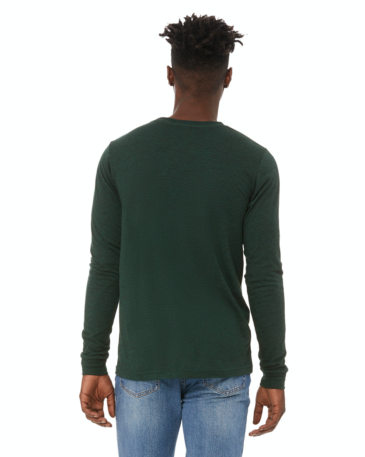 Unisex Jersey Long-Sleeve T-Shirt - Emerald Triblend