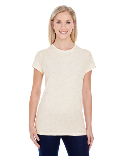Women's Glitter T-Shirt - Pearl / Gold Glter