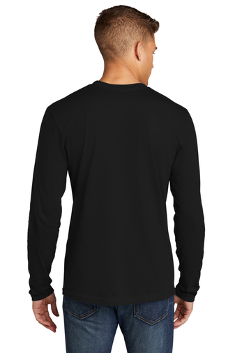 Men's Cotton Long-Sleeve Crew - Black