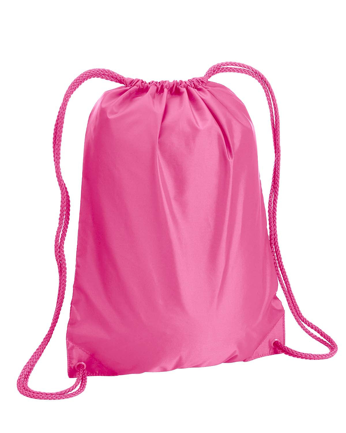 Boston Drawstring Backpack - Hot Pink