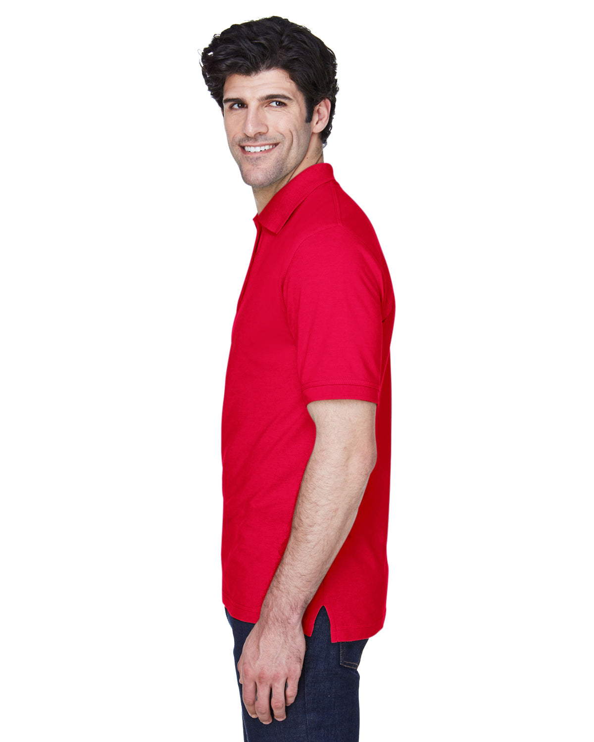 Men's Classic Piqu�� Polo - Red