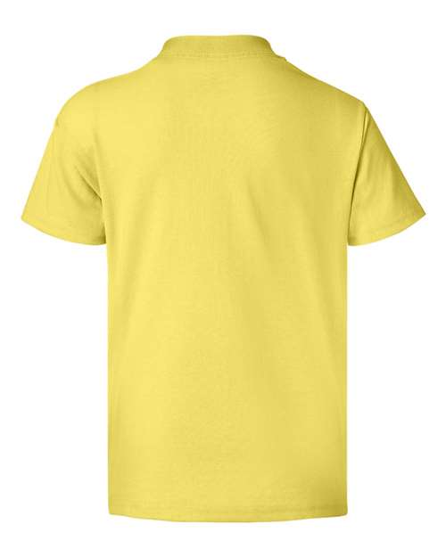Hanes 5370 Yellow — back