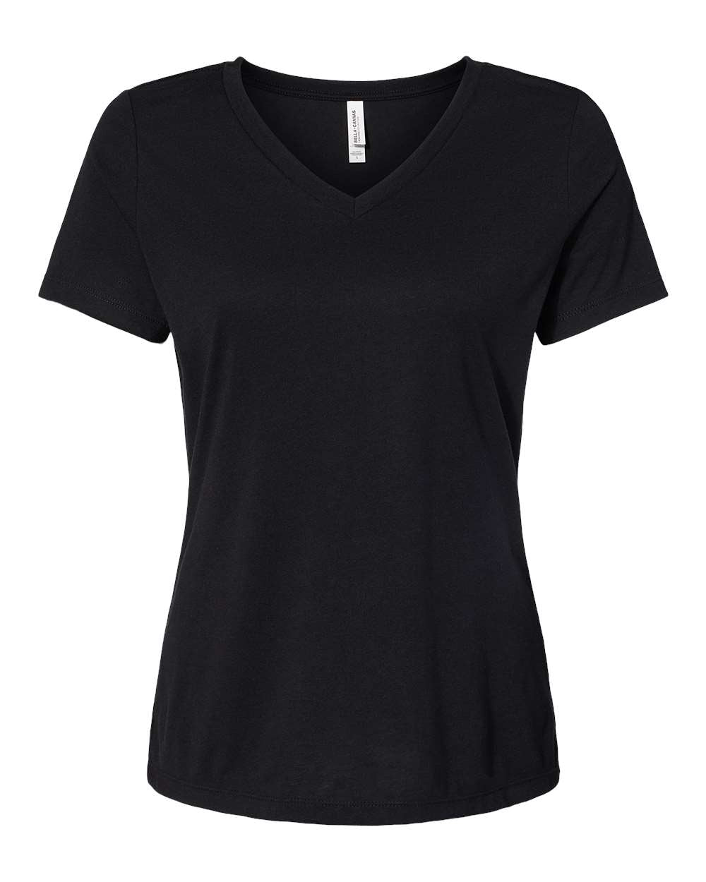 Women's Relaxed Jersey V-Neck T-Shirt - Solid Black Triblend