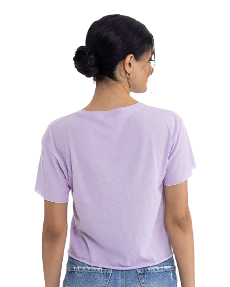 Women's Festival Cali Crop T-Shirt - Lavender
