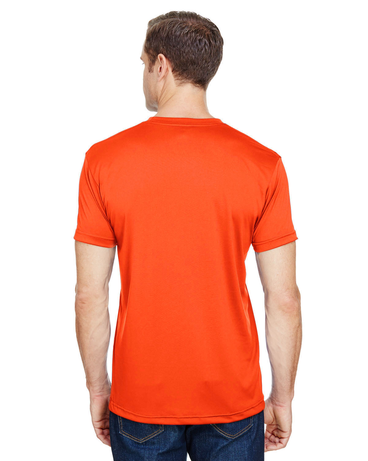 Unisex Polyester Performance T-Shirt - Bright Orange