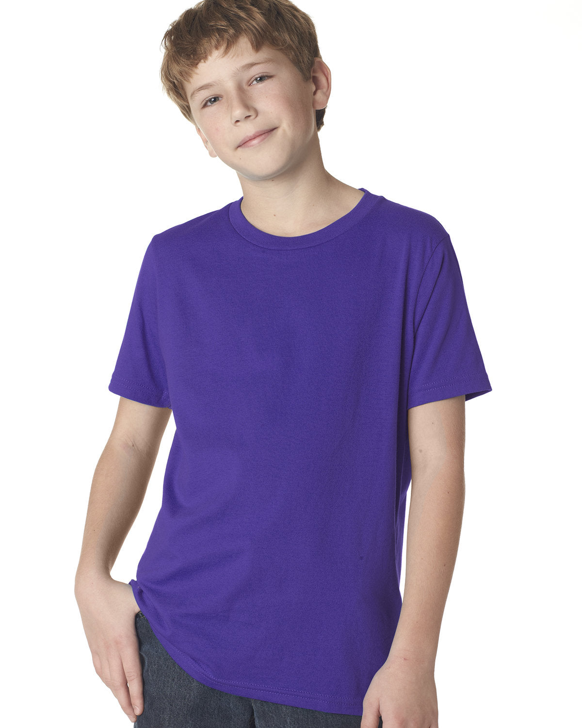 Youth Cotton Crew - Purple Rush