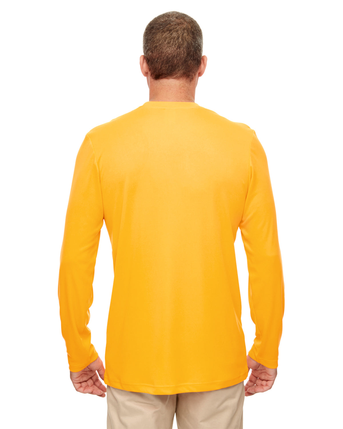 Men's Cool & Dry Performance Long-Sleeve Top - Gold