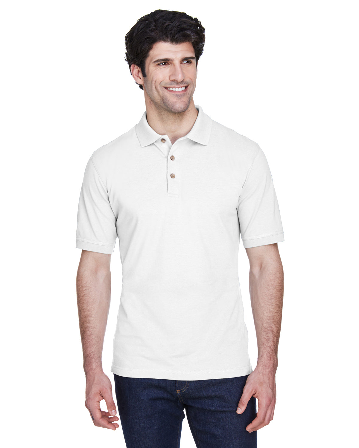 Men's Classic Piqu�� Polo - White
