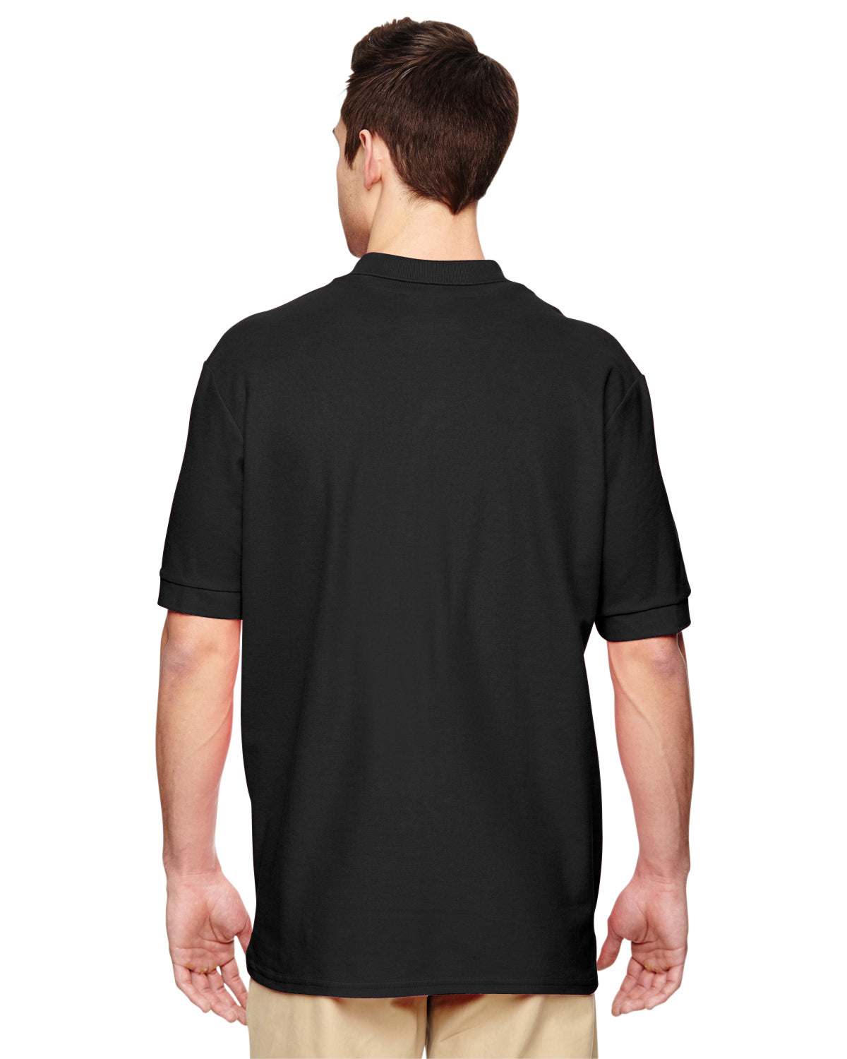 Unisex Premium Cotton®  Double Piqué Polo - Black