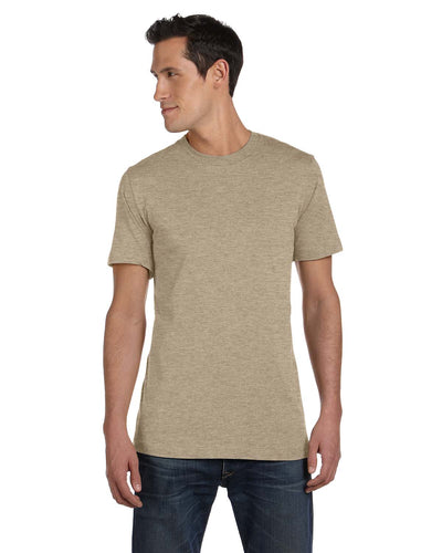 Unisex Heather CVC T-Shirt - Heather Tan