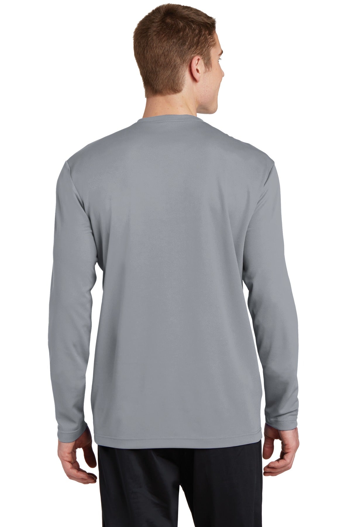 Unisex PosiCharge RacerMesh Long Sleeve Tee - Silver