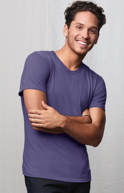 Men's Modal Triblend T-Shirt - Grape Triblend