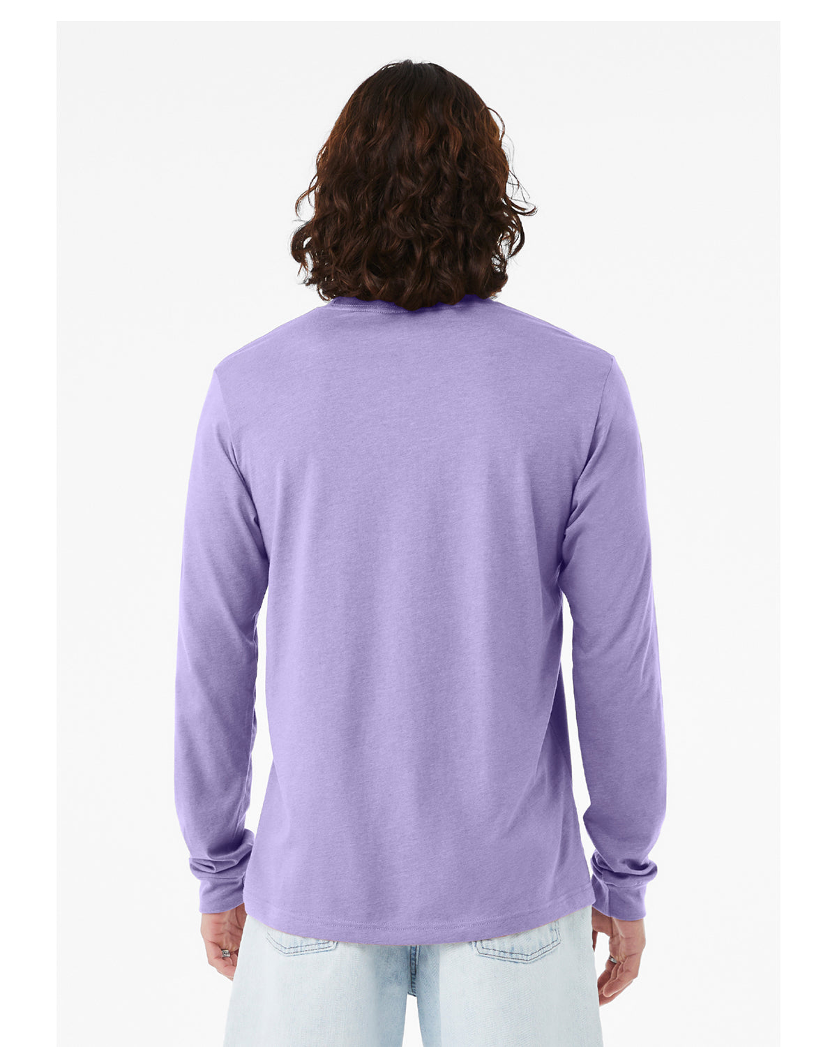 Unisex Jersey Long-Sleeve T-Shirt - Heather Dark Lavnder
