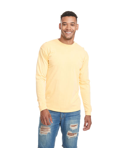 Unisex Inspired Dye Long-Sleeve Crew - Blonde