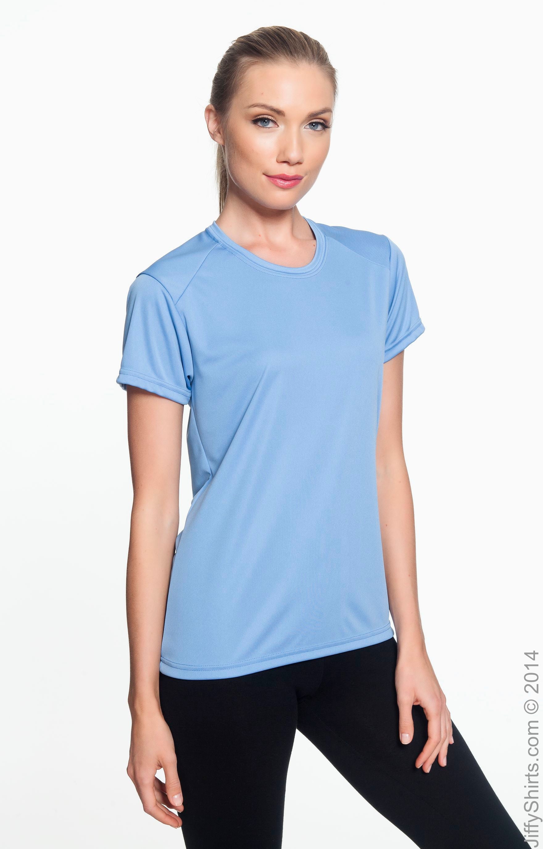 Women's Cooling Performance T-Shirt - Light Blue