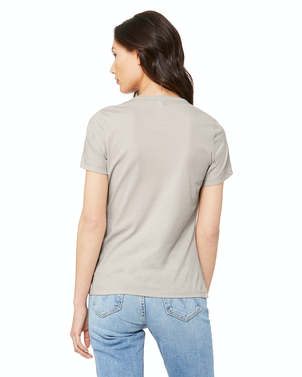 Women's Relaxed Jersey V-Neck T-Shirt - Heather Dust