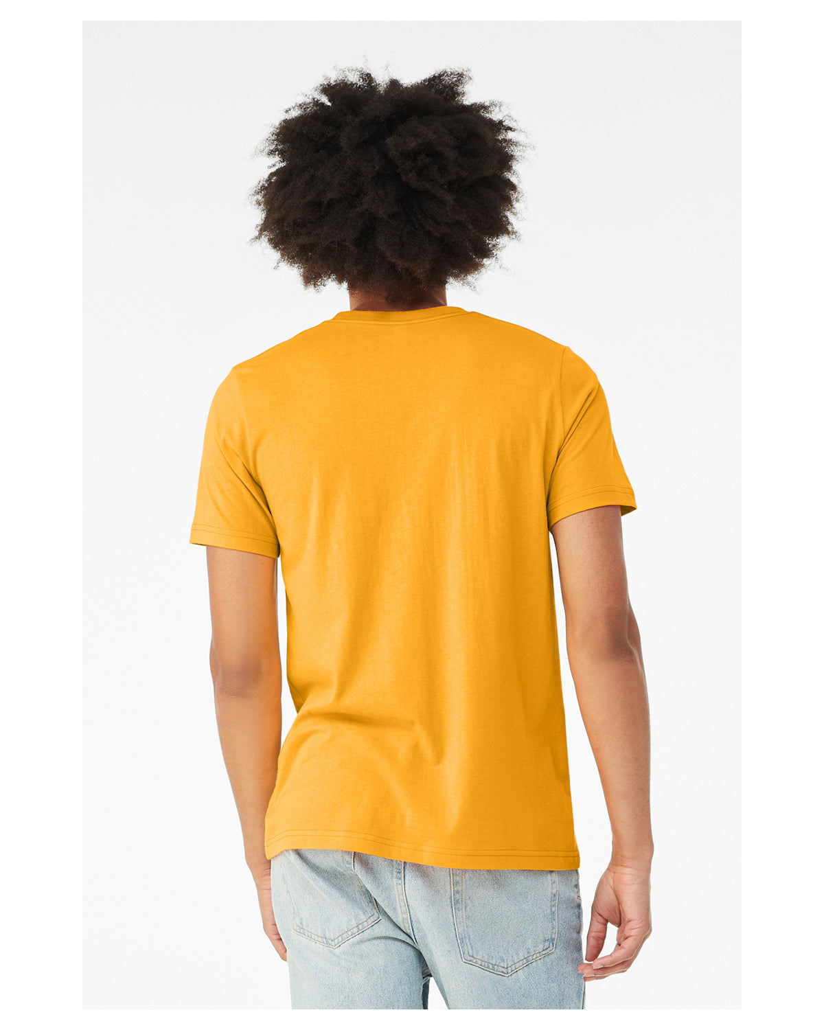 Unisex Heather CVC T-Shirt - Heather Gold