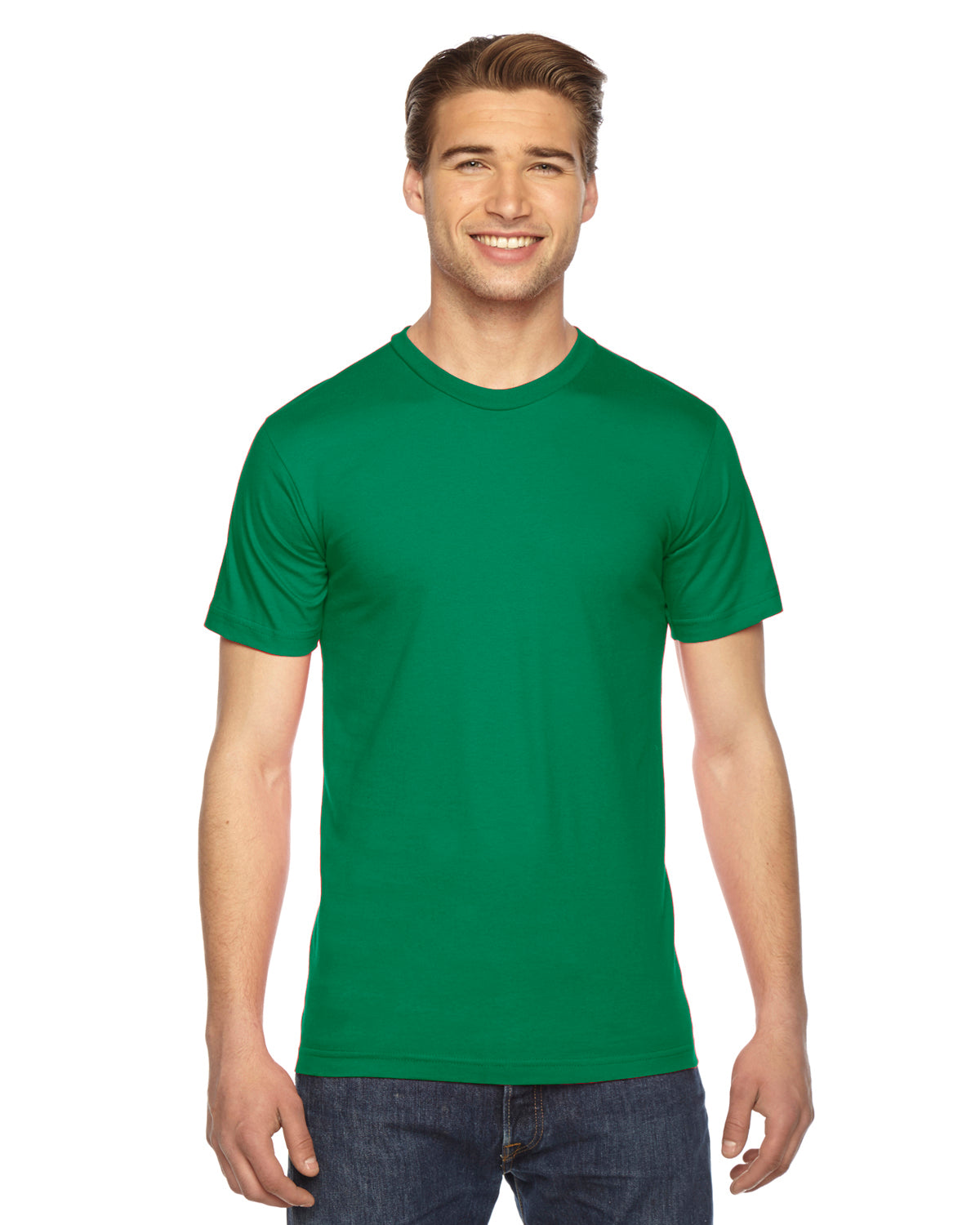 Unisex Fine Jersey Short-Sleeve T-Shirt - Kelly Green