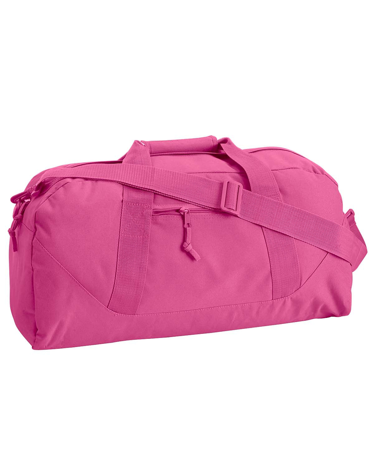 Large Square Duffel - Hot Pink