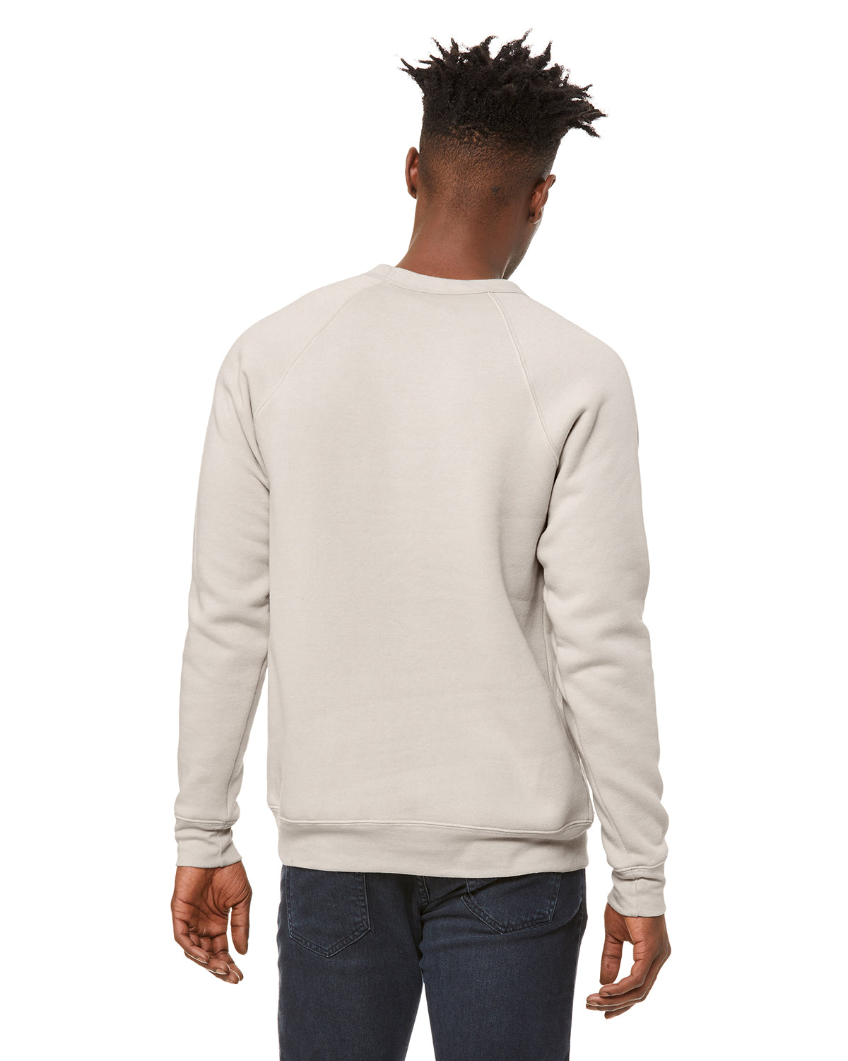 Unisex Sponge Fleece Raglan Sweatshirt - Heather Dust