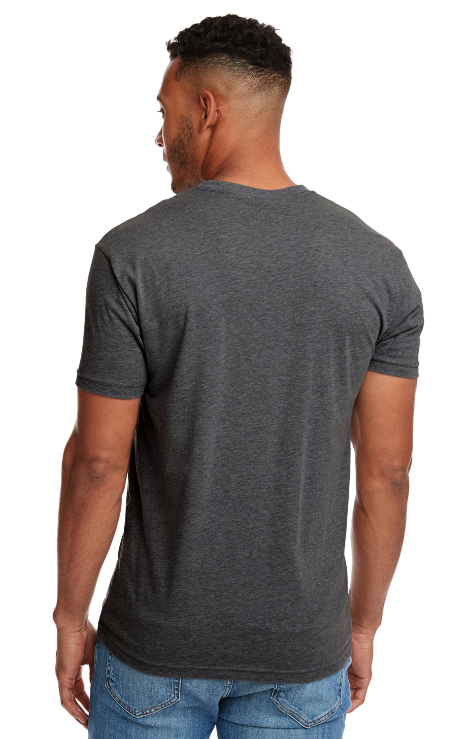 Unisex CVC Crewneck T-Shirt - Charcoal
