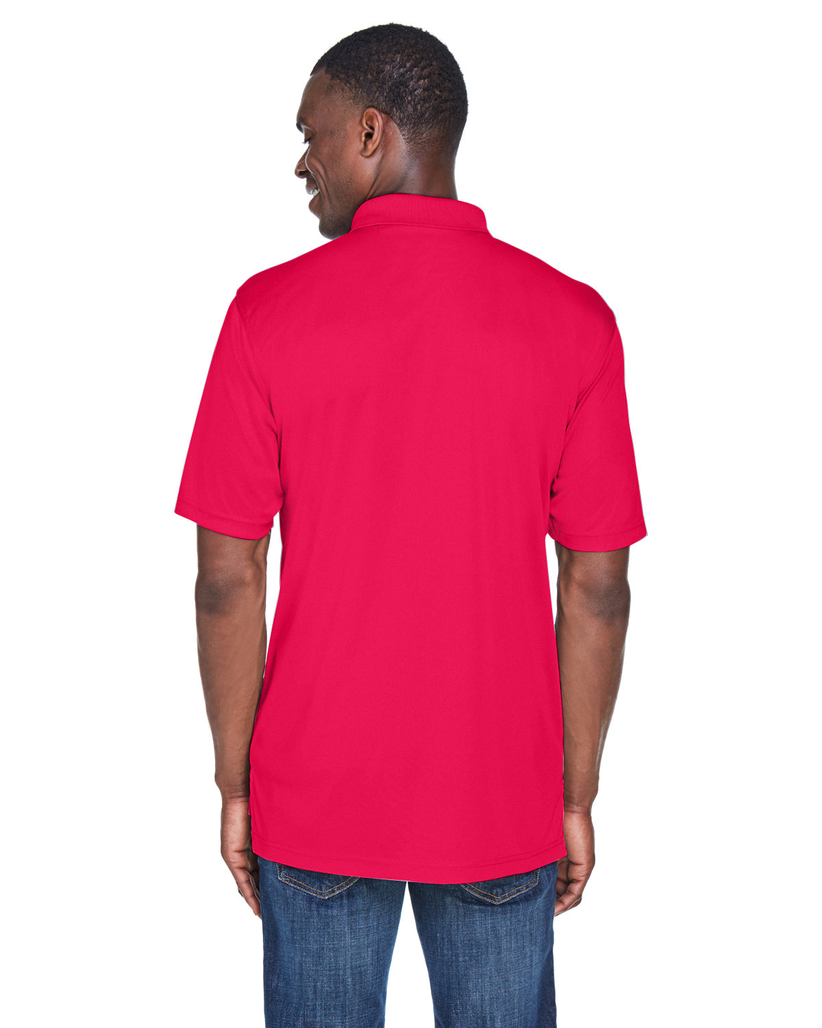 Men's Cool & Dry Sport Performance Interlock Polo - Red