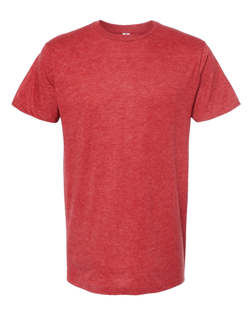 Unisex Fine Jersey Tee - Heather Red