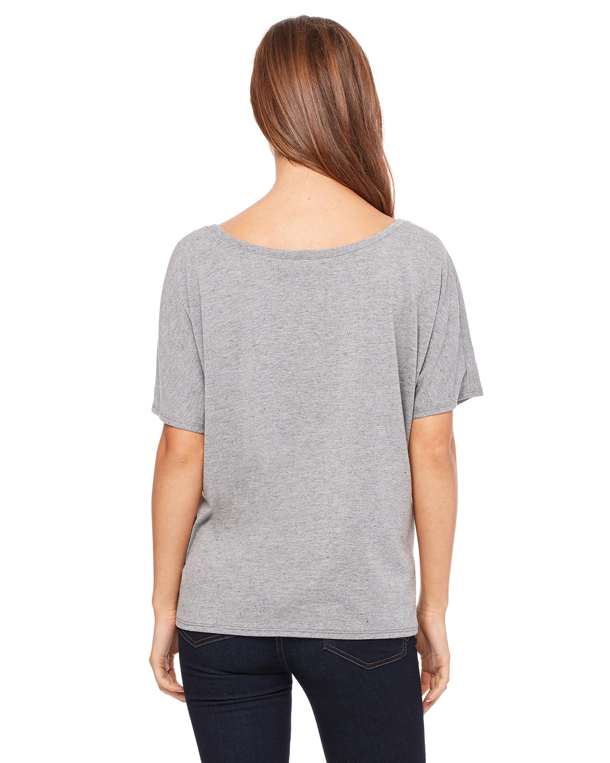 Women's Slouchy T-Shirt - Heather Deep Speckled