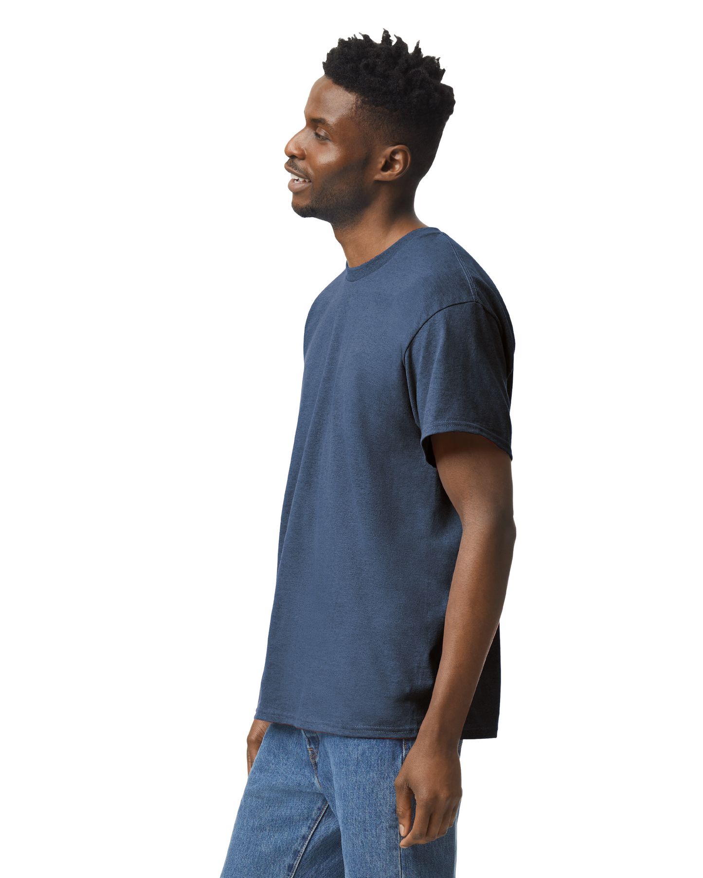 Unisex Heavy Cotton��� T-Shirt - Heather Navy